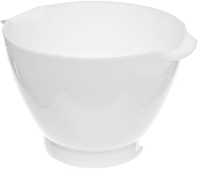 Mixer Kom Komt - Keukenmachine Kom - Voedsel Bereiden - Vaatwasserbestendig - 4.6 Liter - Wit