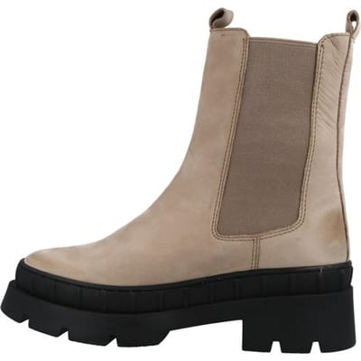 PS Poelman NORA Dames Chunky Chelsea - maat 36-  Laars - Beige Taupe