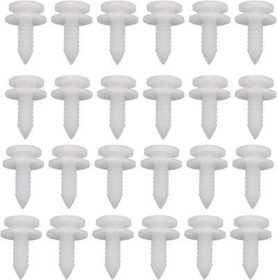 Allecta - 50 stuks Autopaneelmontage Clips wit | Interieur Sierstrip Bevestigingen Passat B5 Transport T5