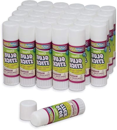 Creatieve Lijmsticks - Grote Lijmsticks - Hobby en Knutselen - Niet-giftige Kwaliteitslijm - 30 stuks - Wit