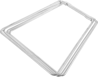 Koelbox Standaard - Koeler Houder - Buiten Kamperen - Antislip Ontwerp - 20x18x2.10CM - Zilver