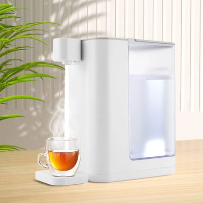Direct Heetwater Dispenser - Elektrische Waterkoker - Snel Drankjes Maken - 5 Temperatuur Opties - 3 Liter Capaciteit - Wit