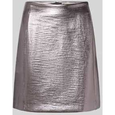 Regular fit minirok met naadritssluiting, model 'Lume'