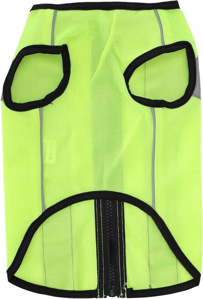 Veilige Reflecterende Hondenvest voor Nachtwandelingen, Fluorescerend en Hoogzichtbaar, Ideaal voor Kleine Honden