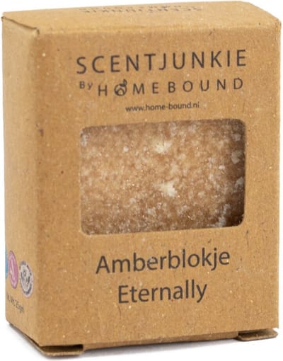 Amberblok in doosje ´Eternally´ - let het amberblokje op een schaaltje of laat het smelten in een geurbrander