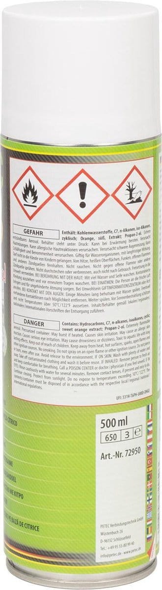 PETEC PETEC Citrus Cleaner Spray 500ml ( 72950 ) (72950)