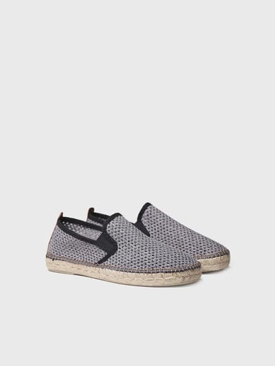 Espadrille voor heren met geperforeerde stof | DIDAC