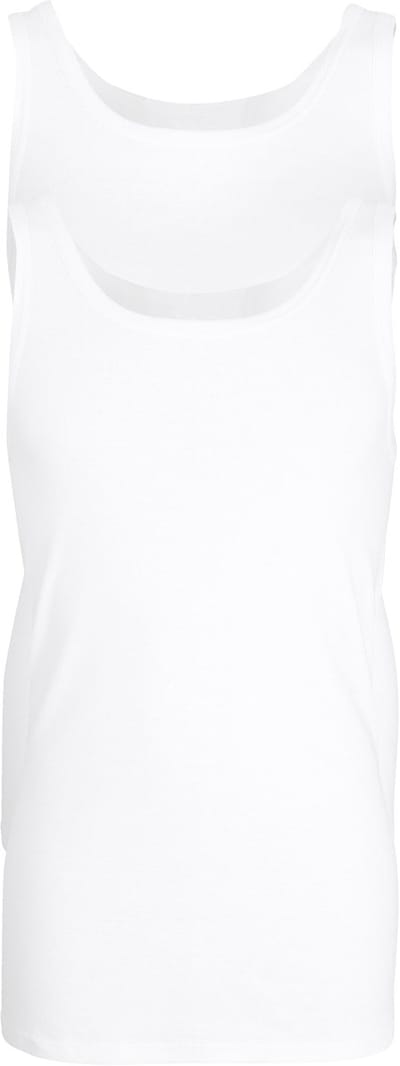 Gotzburg heren singlet O-hals (2-pack) - wit