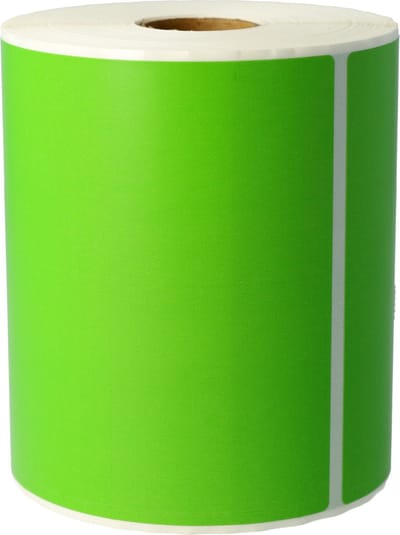 Dappaz Compatible Zebra Labels Groen 102x152mm - 300 Etiketten per rol - Kern 25mm - Verzendetiketten DPD - DHL - PostNL - GLS - 1 stuk