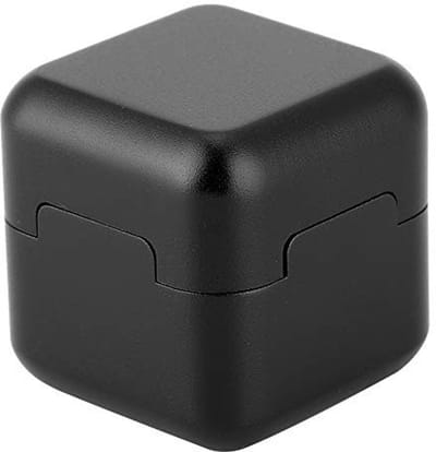 Dailygoods- Krijthouder Draagbaar - Aluminium - Magnetisch - Afneembare Dop - Gesloten Krijtetui - Duurzaam - Krijt