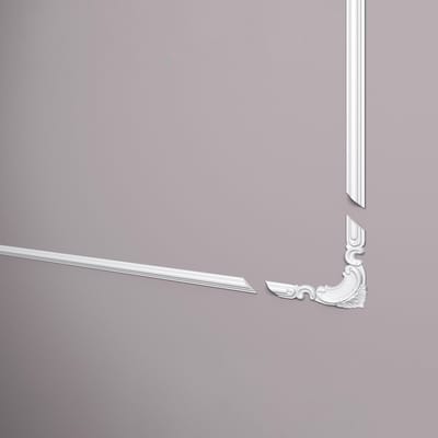 Hoekelementenset NMC Z101 ARSTYL Noel Marquet Sierelement tijdeloos klassieke stijl wit 4 stuks