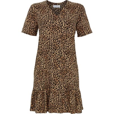 Leopard dames nachthemd Ringella - Bruin - Maat - 36