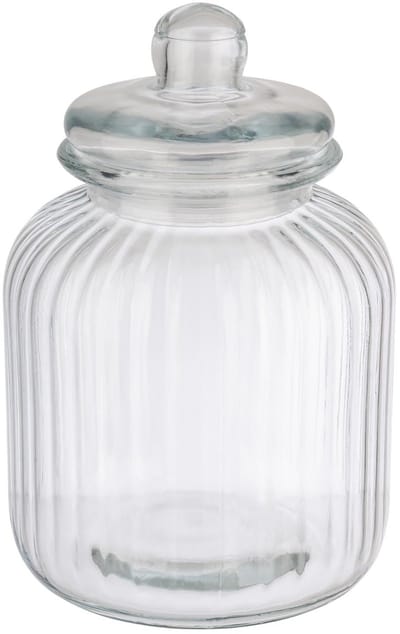 APS Voorraadpot - Bewaarpot - Glas - Ø 17,5 cm - Ø 9 cm - Vaatwasserbestendig - Breukvast