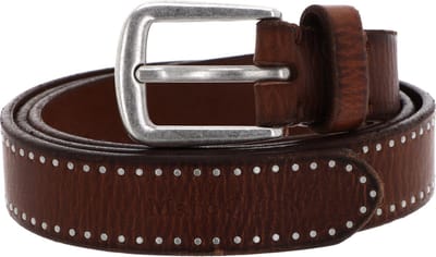 Marc O'Polo Leren Riem Hemma - Rivet Ladies' Belt W80 Burnt Camel Bruine