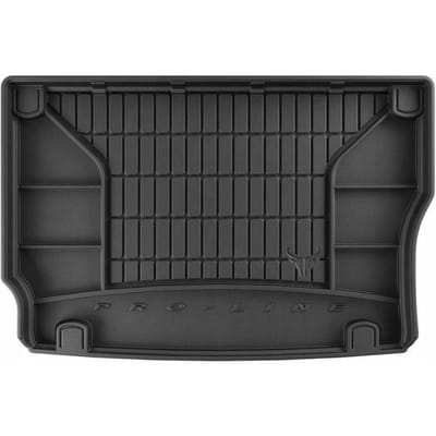 Rubberen Bagagemat met Organizer voor OPEL Meriva A 2003-2010 – Hoog Rant 5cm – Maatwerk – Geurloos