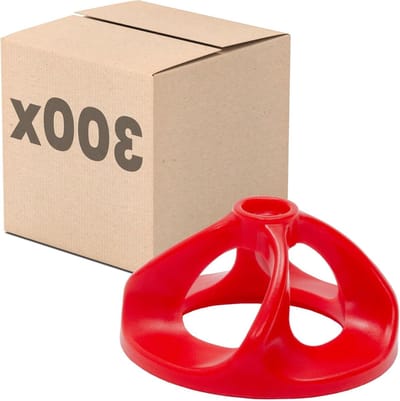 Tegel egalisatiesysteem - Legset tegelzetter - Professioneel tegelwerk - Herbruikbare doppen - 300 kappen - Rood