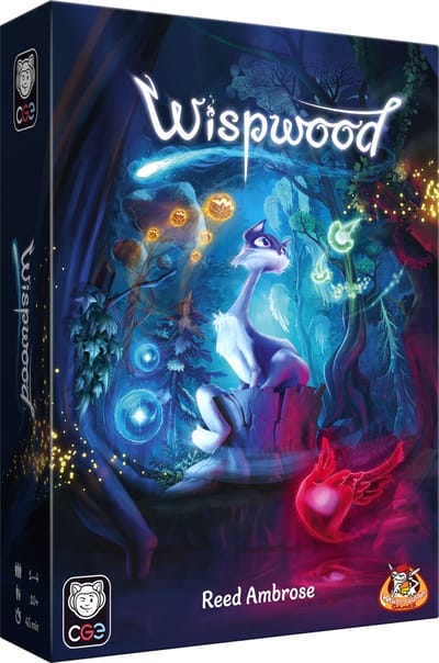 White Goblin Games - Wispwood - familiespel - 1 tot 4 spelers - Voor gezinnen en volwassenen - Magisch bordspel - vanaf 10 jaar