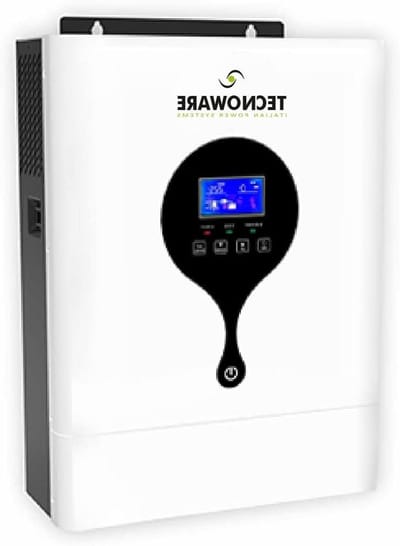 Tecnoware Power Systems ATA Hybride Zonne-omvormer 3500VA, Zuivere sinusgolf, MPPT, Fotovoltaïsch, Efficiënt en compact, Verhoogt de energie-autarkie van systemen met fotovoltaïsche panelen