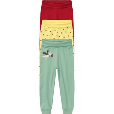 lupilu Baby joggingbroek (74/80, Geel/rood/groen)