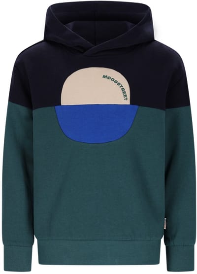 Moodstreet Sulvy Chest-circle Hoodie Truien & Vesten Jongens - Sweater - Hoodie - Vest- Multi - Maat 98/104