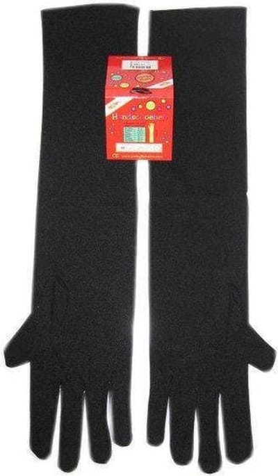 PartyXplosion - Handschoenen - Lang - Zwart - XS