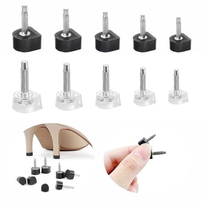 Hielstukken, vervanging voor hiel, nagel, 8, 9, 10, 11 en 12 mm, U-vorm