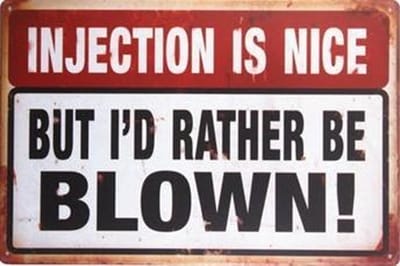 METALEN WANDBORD RECLAMEBORD MUURPLAAT VINTAGE RETRO WANDDECORATIE  GRAPPIG LEUK TEKST DECORATIEBORD RECLAME NOSTALGIE ART  30x20 cm INJECTION BE BLOWN nr 599