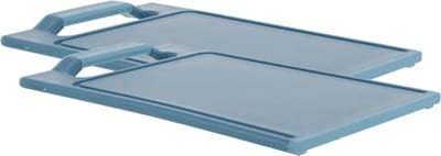 Fresco Snijplank Set2 Blauw 25x15xh1,7cm Kunststof