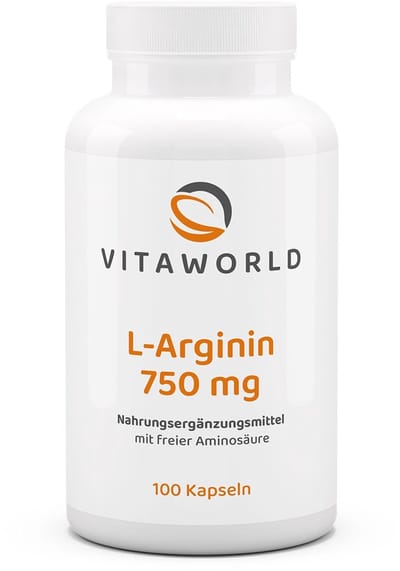 Vitaworld L-arginine 750mg 100 capsules