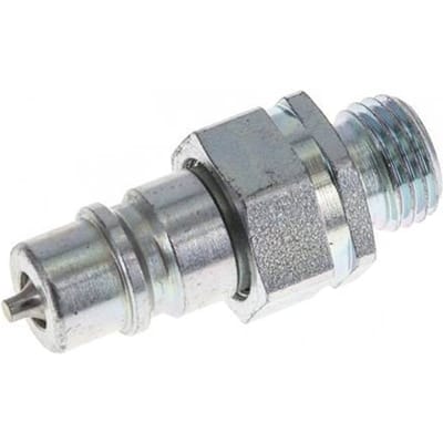Stalen DN 6.3 Hydraulische Koppeling Insteeknippel 8 mm L Knelring ISO 7241-1 A/8434-1 D 12mm
