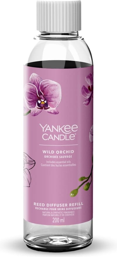 Yankee Candle - Navulling voor Geurstokjes 200 ml - Wild Orchid