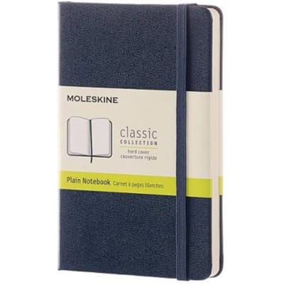Moleskine Classic Notitieboek - Pocket - Hardcover - Blanco - Saffier Blauw