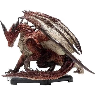NIEUW Monster Hunter World Ice Borne Plus Vol22 Vol23 Mizutsune Draak Model Ornament Set Actie Model Cadeau Speelgoed Duurzaam gray