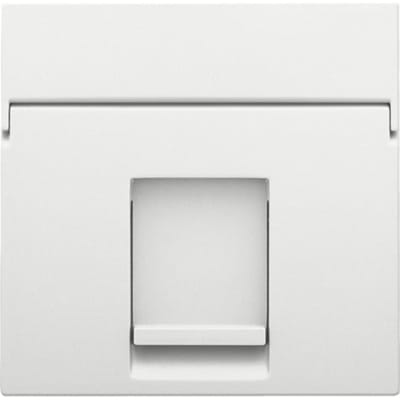Niko RJ45 Enkele Poort Witte Centrale Plaat - 154-65100