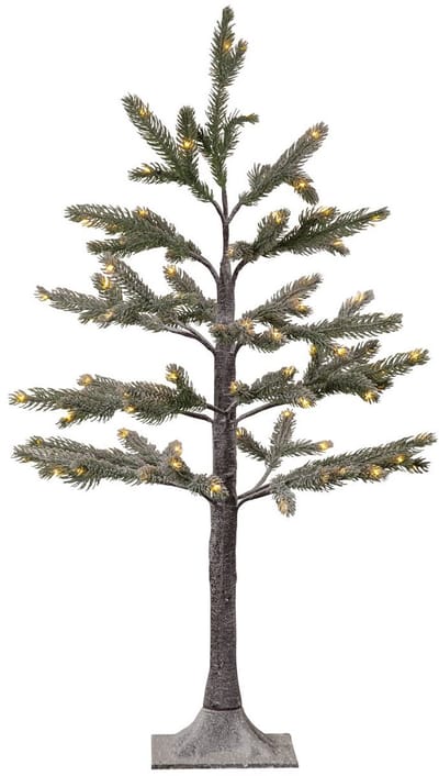 Star Trading decoratieve buitenboom 'spar' met LED-verlichting, besneeuwde takken, elektrisch aangedreven, warm wit, H 90cm