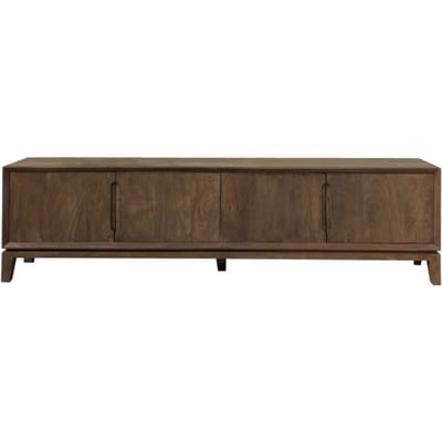 Livingfurn - TV meubel Cortez - 210x55x40 cm - Mangohout