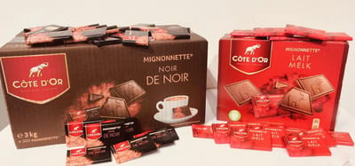 Côte d'Or Mignonnettes Noir de Noir Pure Chocolade 3kg + 1,2kg Melk