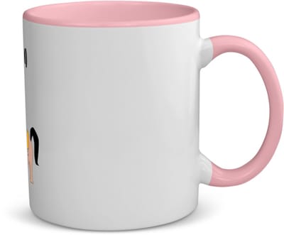 Akyol - paardrijden met eigen naam koffiemok - theemok - roze - Paardrijden - paardrijder - sport - 350 ML inhoud