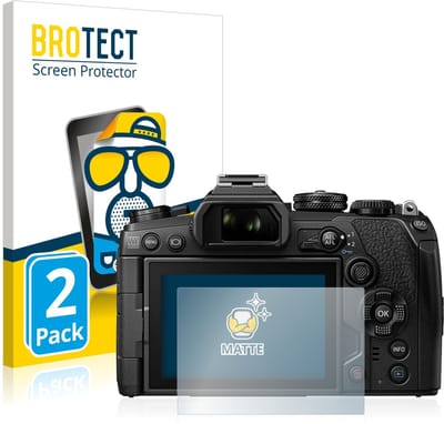 BROTECT - Screenprotector voor Olympus OM-D E-M1 Mark III - Folie Beschermfolie matte 2 Stuks