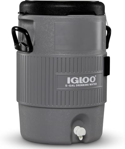 Waterkoeler 5 Gallon - Drankdispenser Buiten - Evenementen en Sport - Drukknop Kraan - 36.8 x 33 x 49.5 cm