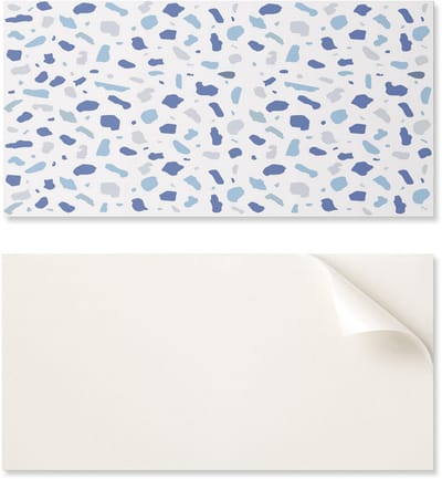 Decoratieve zelfklevende vinyltegels met abstract stippenpatroon, 6x60x30 cm