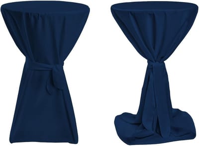 Elegante Statafelhoes Premium voor Ronde Bistrotafel Ø 60cm - Wasbaar Polyester