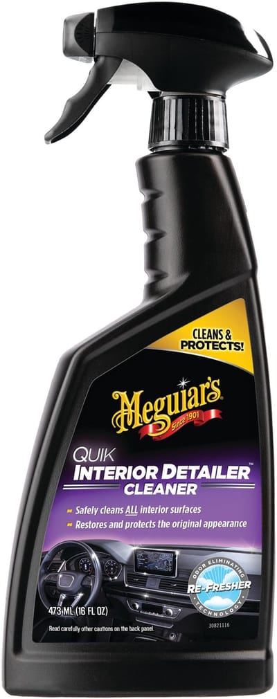 Meguiar’s Quik Interior Detailer 473ml – Interieurreiniger Auto – Voor Leer, Kunststof & Vinyl – Natuurlijke Finish