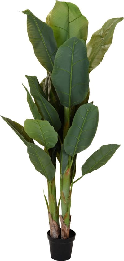 Kunstplant bananenplant - in pot - 165 cm - kunstplant - voor binnen - bananenboom