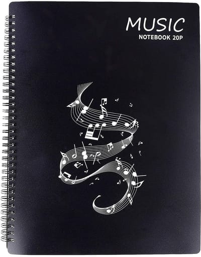 Dailygoods- Muziekmap Spiraalgebonden - Documentenmap A4 - Duurzaam - Waterdicht - Documentenhouder - Milieuvriendelijk Materiaal