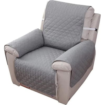 Fauteuilhoes Waterdichte Fauteuils Hoes Bank Bank met Verstelbare Elastische Band Meubelbeschermer voor Woonkamer