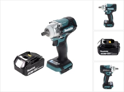Makita DTW 300 F1 accu-slagmoersleutel 18 V 330 Nm 1/2" borstelloos + 1x accu 3,0 Ah - zonder oplader