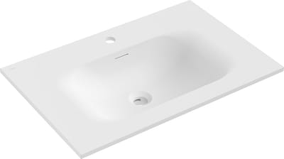 Mexen Vela inbouw wastafel 71 x 46,5 cm, mat wit - 25237001