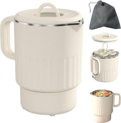 Opvouwbare Waterkoker 1 Liter RVS - Compact & Draagbaar voor Reizen en Camping