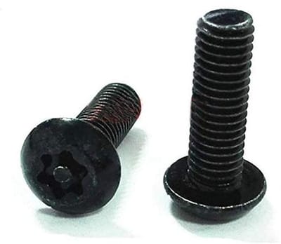 Torx Schroeven - Zeskant Bouten - Bevestigen van Onderdelen - Koolstofstaal - M4 x12mm (30st) - Zwart